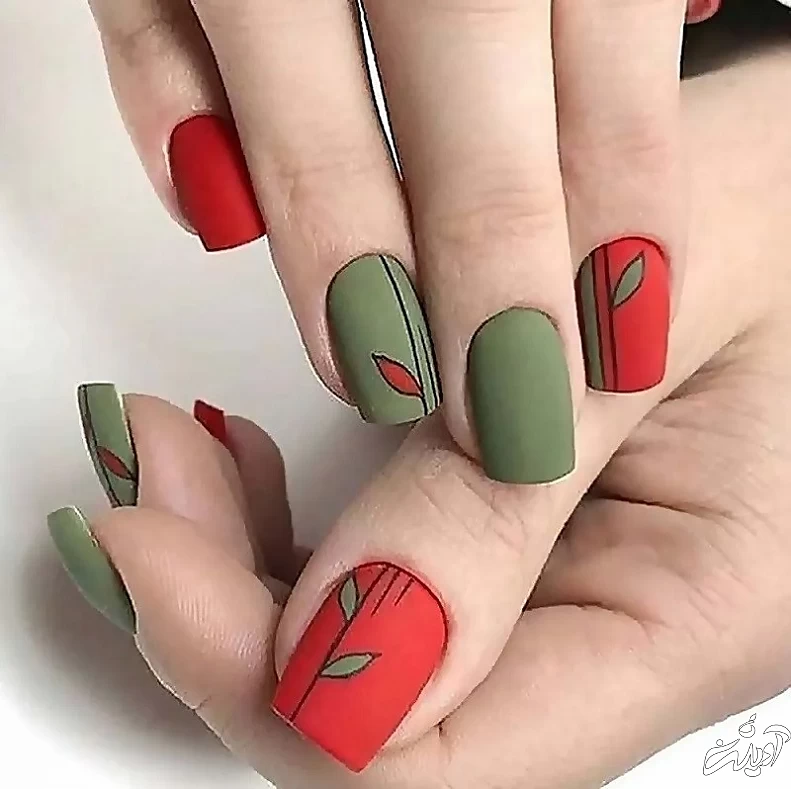 ناخن مدل شب یلدا